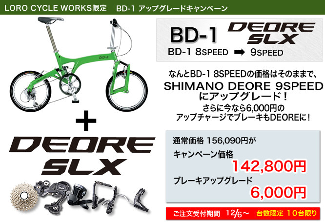 LORO CYCLE WORKS アップグレードキャンペーン2010