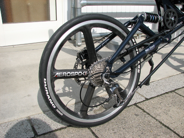 カスタム :: HPV GrassHopper + Aerospoke :: 折りたたみ自転車